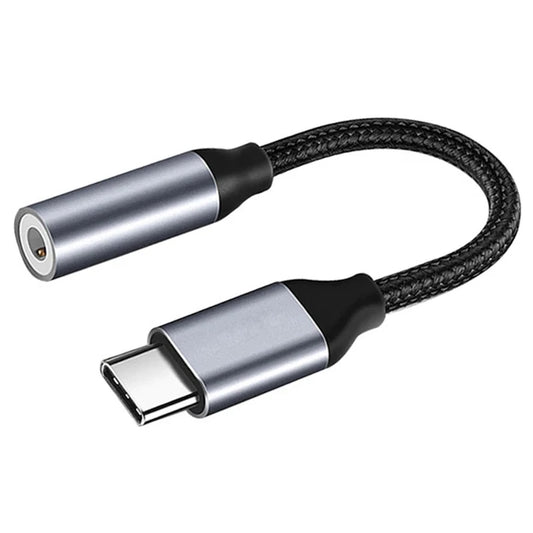 USB Type C To 3.5mm Aux Cable Headphones Adapter For Huawei Honor Oneplus iPad iPhone 15 Series Wired Earphones 3 5 Jack Adapter