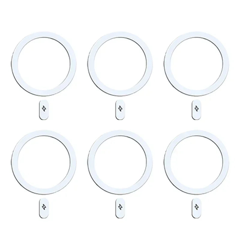 Magnetic Metal Plate Ring for Magsafe Wireless Charger Iron Sheet Sticker Magnet Cellphone Holder for IPhone 17 16 15 13 Pro Max
