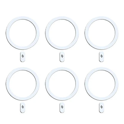 Magnetic Metal Plate Ring for Magsafe Wireless Charger Iron Sheet Sticker Magnet Cellphone Holder for IPhone 17 16 15 13 Pro Max