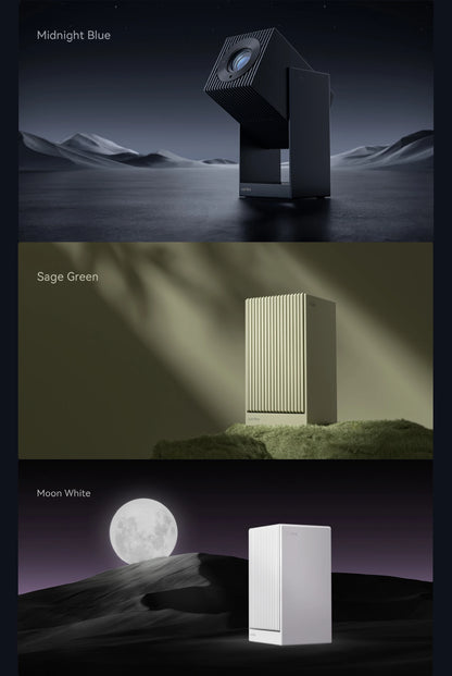 Wanbo Cube 2 Pro 4K Protable Native 1080P Projector 500ANSI Android TV 11.0 ToF Laser Radar Real Time Focus 3 Colors Available