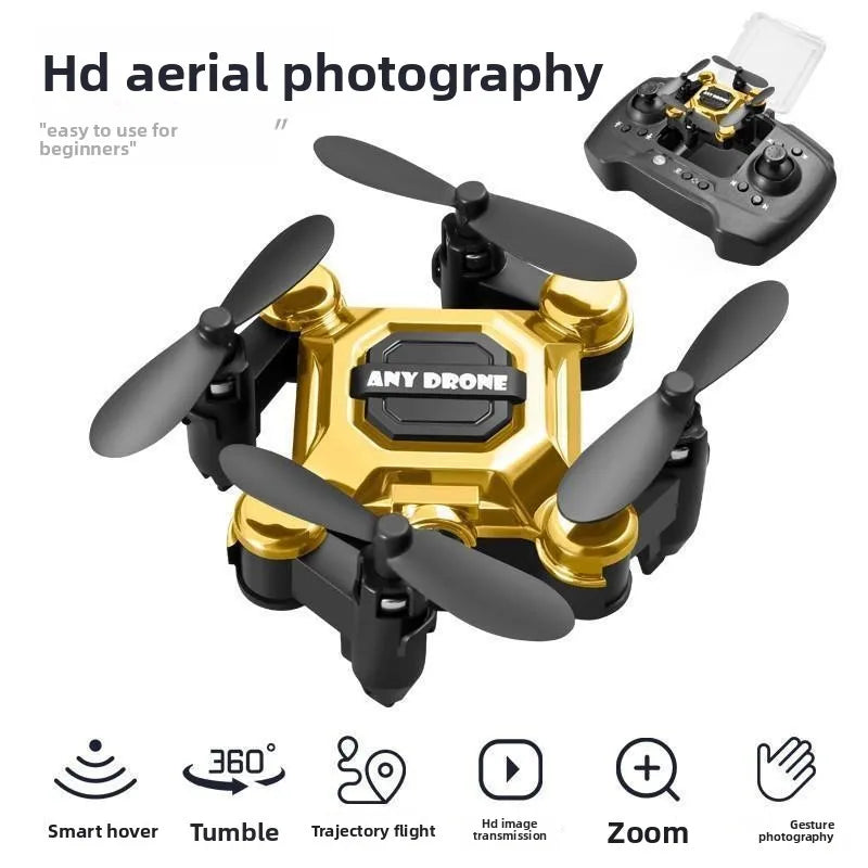 2026 New CEYYOR Mini Foldable Drone - RC Quadcopter with Camera for Kids, Portable Pocket Drone Toy