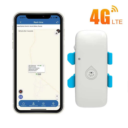 2025 Dog GPS Tracker Cat Pet 4G GPS Locator 4G Mini GPS Pets Tracker 4G GSM Best Dog GPS Tracker With Free APP Waterproof IP67