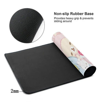 XXL Cartoon Pink Mouse Pad Anime Kawaii Keyboard Rug Laptop Cute Gaming Soft Mousepad Computer HD Desk Mat