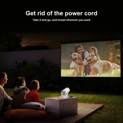 Y2S battery version - supports high-definition 1080P, mini portable entertainment home LED projector