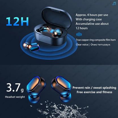 For Xiaomi Original TWS A6S Pro Wireless Bluetooth Earphones Sports Earbuds Gaming Headsets For Redmi Airdots iPhone Headphones
