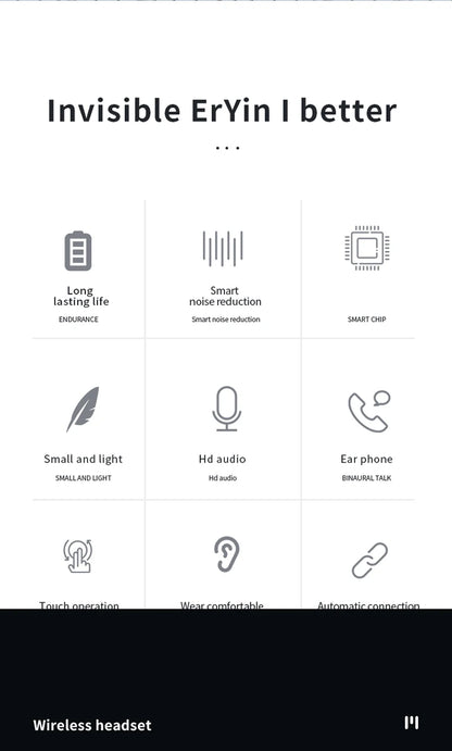 Soleeanre Earphone Wireless Headphones Stereo With Microphone Sport Earbuds Gaming Headset Supports all smartphone