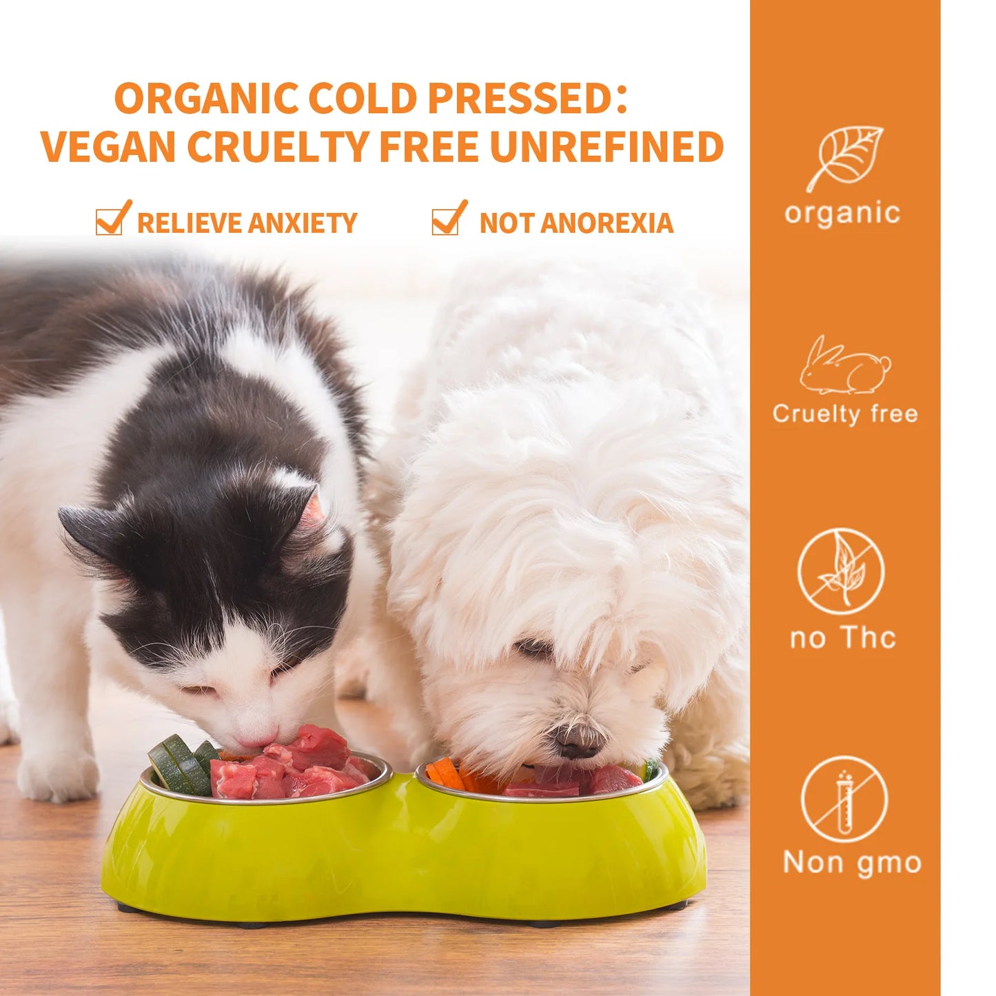 30ml Pet Care Oil for Cats and Dogs - Flaxseed Oil for Enhanced Health and Vitality - Nutritional Supplement for Pets