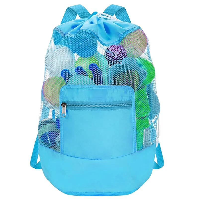 New Outdoor Beach Bag Beach Toy Storage Bag Swimming Clothing and Miscellaneous Storage Bag Shoulder Handheld Storage Bag Touris