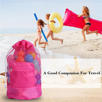 New Outdoor Beach Bag Beach Toy Storage Bag Swimming Clothing and Miscellaneous Storage Bag Shoulder Handheld Storage Bag Touris