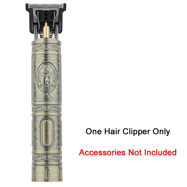 Vintage T9 Hair Cutting Machine USB Fast Charging Hair Trimmer Electric Professional male Hair Clipper Portable Beard Shaver