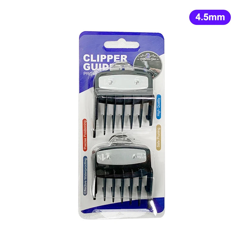 2Pcs Hair Clipper Limit Comb Guide Limit Comb Trimmer Guards Attachment Universal