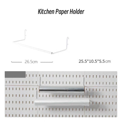 DIY Pegboard Accessories Kitchen Organization No Drill Hanging Shelf Storage Hooks Wall Organizer Crafts For Garage Room