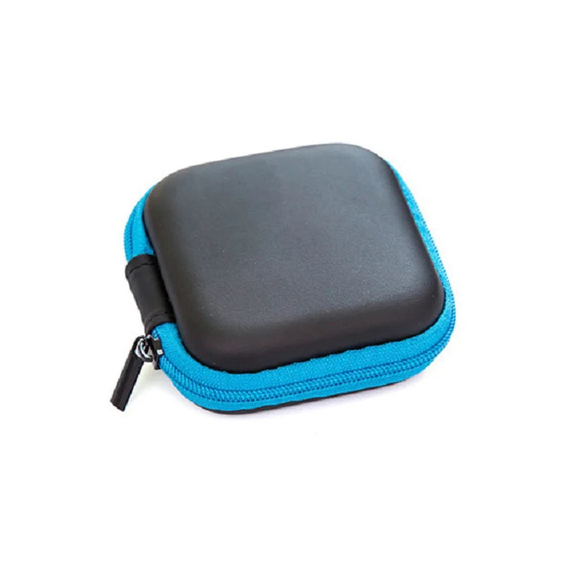 Mini Earphone Storage Boxes Bag Outdoor Travel Key Mobile Phone Data Cable Charger Storage Box Digital Home Small Item Storage