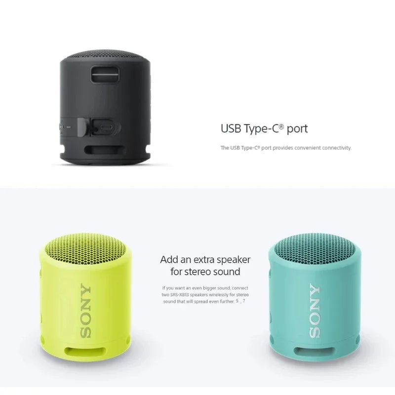 Sony SRS-XB13/LICE XB13 EXTRA BASS™ Portable Wireless Speaker