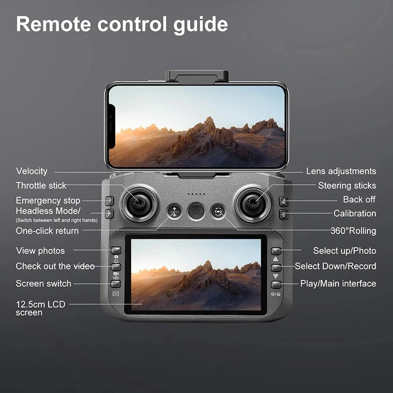 2026 Drone S156 Gps 8k Professional Hd 360° Dual Cameras 5g Wifi Brushless Motors Obstacle Avoidance Fpv Foldable Quadcopter