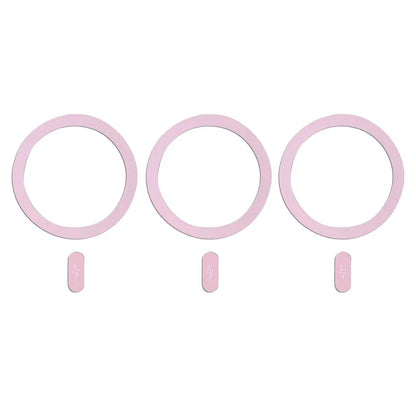 Magnetic Metal Plate Ring for Magsafe Wireless Charger Iron Sheet Sticker Magnet Cellphone Holder for IPhone 17 16 15 13 Pro Max