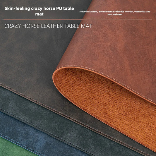 Desk Pad Waterproof PU Mouse Pad Desk Mat Protective Cover Large Mousepad Computer Laptop Non-slip Easy To Clean Keyboard Mats