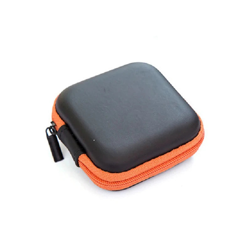 Mini Earphone Storage Boxes Bag Outdoor Travel Key Mobile Phone Data Cable Charger Storage Box Digital Home Small Item Storage