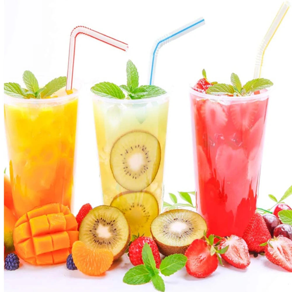 50/1000/3000PCS Colorful Drinking Straws Bar Party Wedding Juice Cocktail pajitas Beverage Straw Kitchen Accessories Wholesale