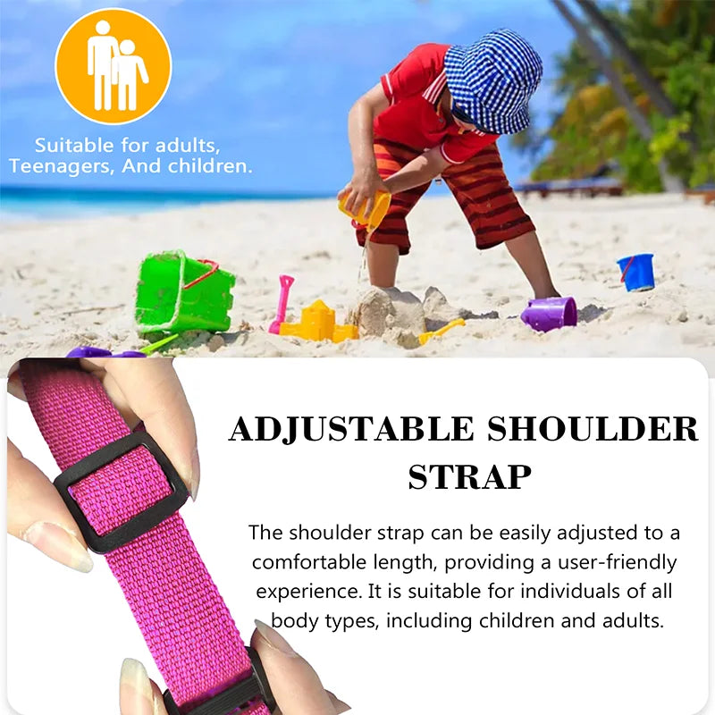 New Outdoor Beach Bag Beach Toy Storage Bag Swimming Clothing and Miscellaneous Storage Bag Shoulder Handheld Storage Bag Touris