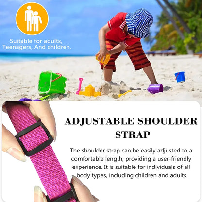 New Outdoor Beach Bag Beach Toy Storage Bag Swimming Clothing and Miscellaneous Storage Bag Shoulder Handheld Storage Bag Touris