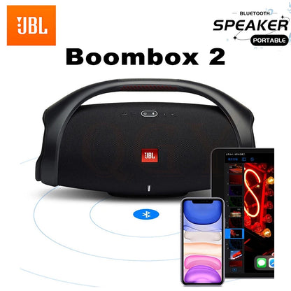 JBL Boombox 2 Bluetooth Wireless Speaker Outdoor High-power Outdoor Portable Speaker Connected To Dual Devices Simultaneously