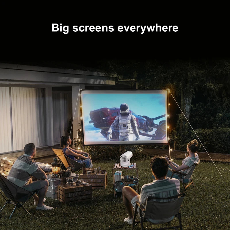 Y2S battery version - supports high-definition 1080P, mini portable entertainment home LED projector