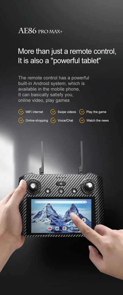 AE86 PRO MAX GPS Drone Professional 8K HD ESC Camera 5G FPV WiFi With 3-Axis Gimbal Flight 28 Minute Brushless RC Quadcopter 8KM