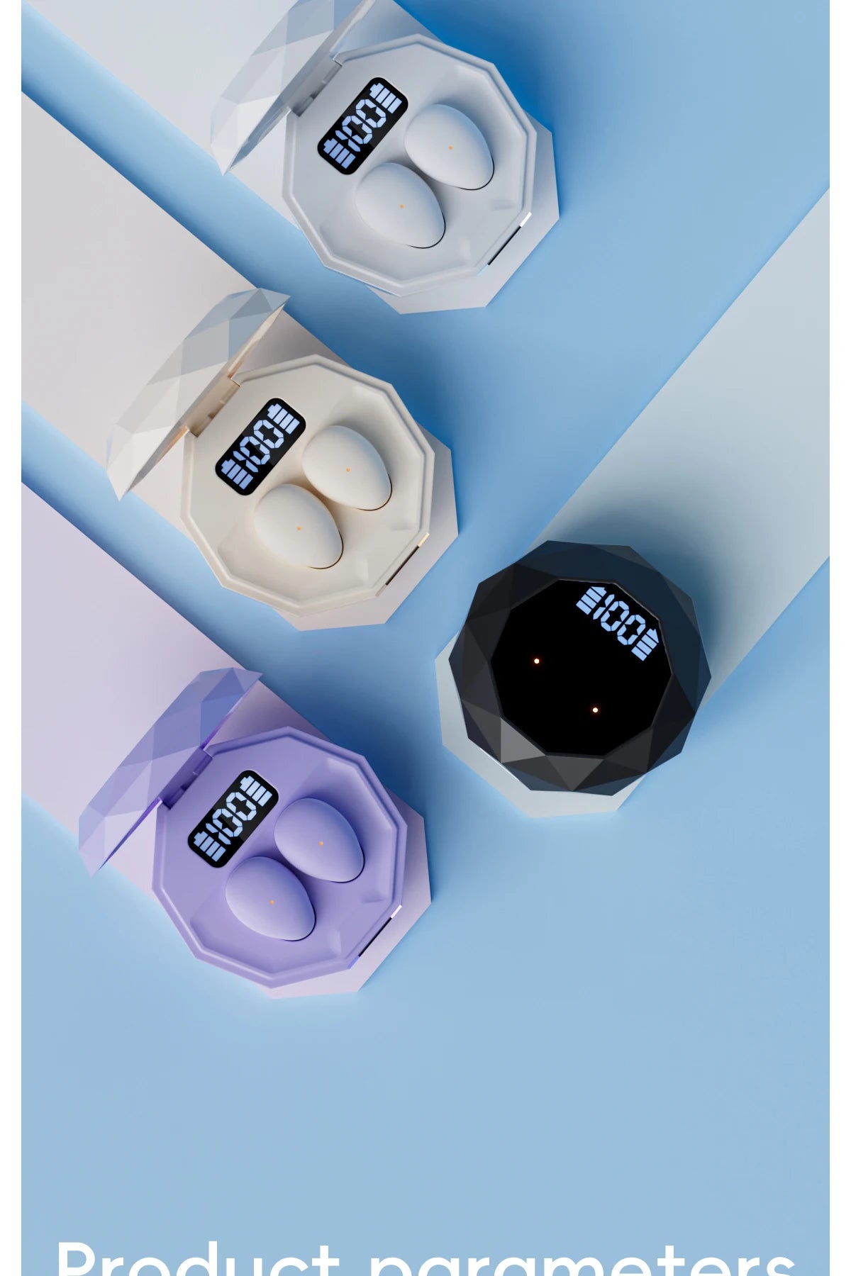 Mini Wireless Bluetooth Headset In Ear Sleep Earbuds Work Invisible Noise Reduction Headphones HD HIFI Sleeping Earphones