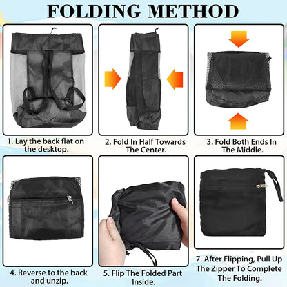 New Outdoor Beach Bag Beach Toy Storage Bag Swimming Clothing and Miscellaneous Storage Bag Shoulder Handheld Storage Bag Touris