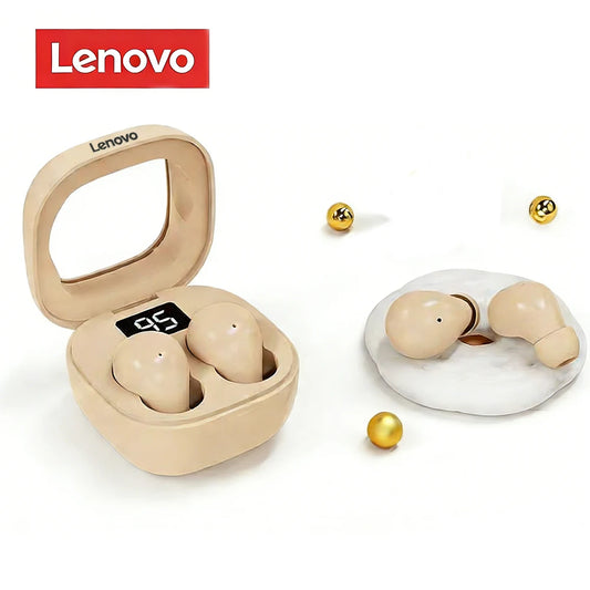 Lenovo Invisible Earbuds High-Quality Noise Cancelling Wireless Bluetooth Earbuds Mini Ultra-Small Sleep Earbuds