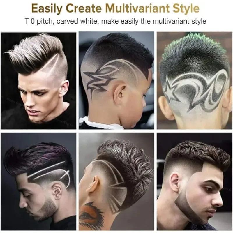 USB Rechargeable Electric Hair Clipper, Cordless Hair Trimmer Set For Hair Cutting, Professional Trimmer Shaver Trimmer Beard