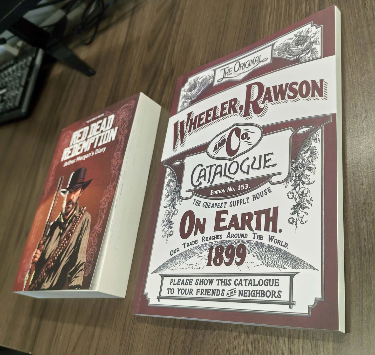 Co. Video Game Props Replica Wheeler Rawson Catalogue Cosplay Wheeler Rawson Arthur Morgan Journal Arthur's Diary Props Cosplay