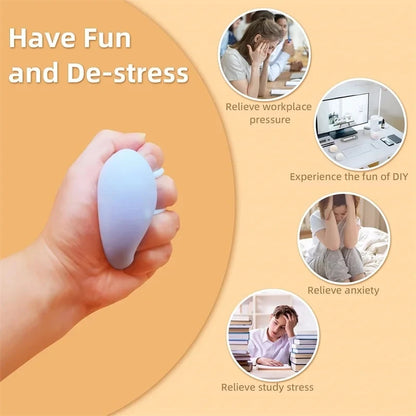 Funny Sensory Toy Shapeable Squeeze Slow Rebound Decompression Fidget Toys Creative Stress Relief Kid Adult Toy Gift