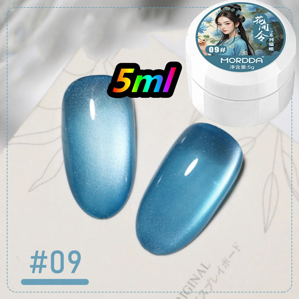 3IN1 Love-Heart&Snake Pattern Cat Eye Nail Magnet Pen French/Water Ripple Cat Eye Strong Magnet Pen DIY Manicure Tool Pen