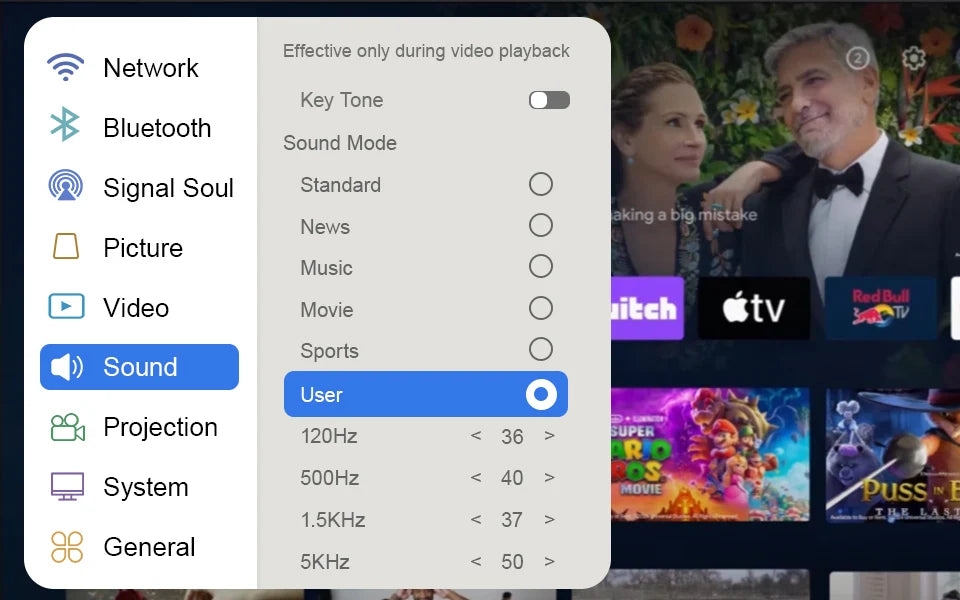 VEVSHAO A24 Projector 4K Full HD 1080P 1700ANSI Smart Home Theater Projector for Office Meeting Video