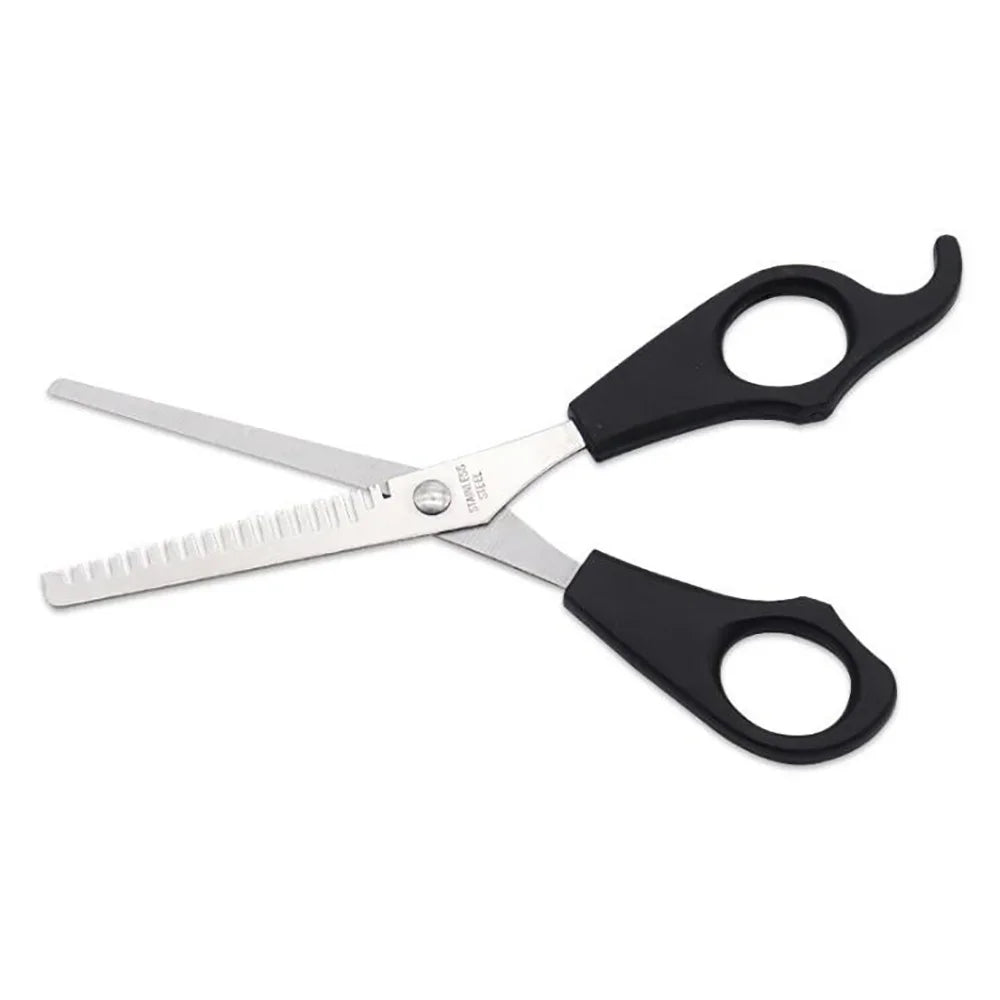 1 Pcs or 2pcs/set Salon Stainless Steel Teeth Shears Beauty Thinning Trim Bangs Hair Scissors Cutting Styling Tool Set