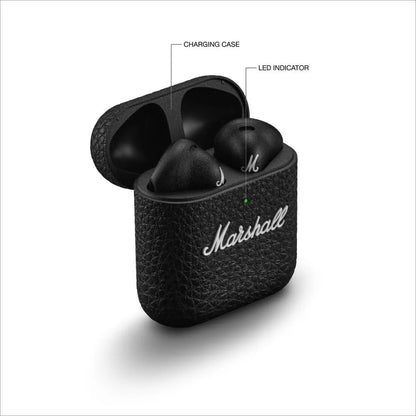 MARSHALL MINOR III Wireless Bluetooth Earbuds HiFi Deep Bass Pop Rock Retro InEar Headphones with Mic Fast Charge Lightweight