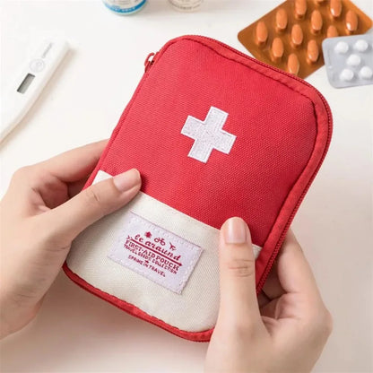 Travel Medicine Bag Pill Storage Pouch Outdoor Essentials Emergency Survival Bag Mini First-aid Kit Portable Home Storage Bag