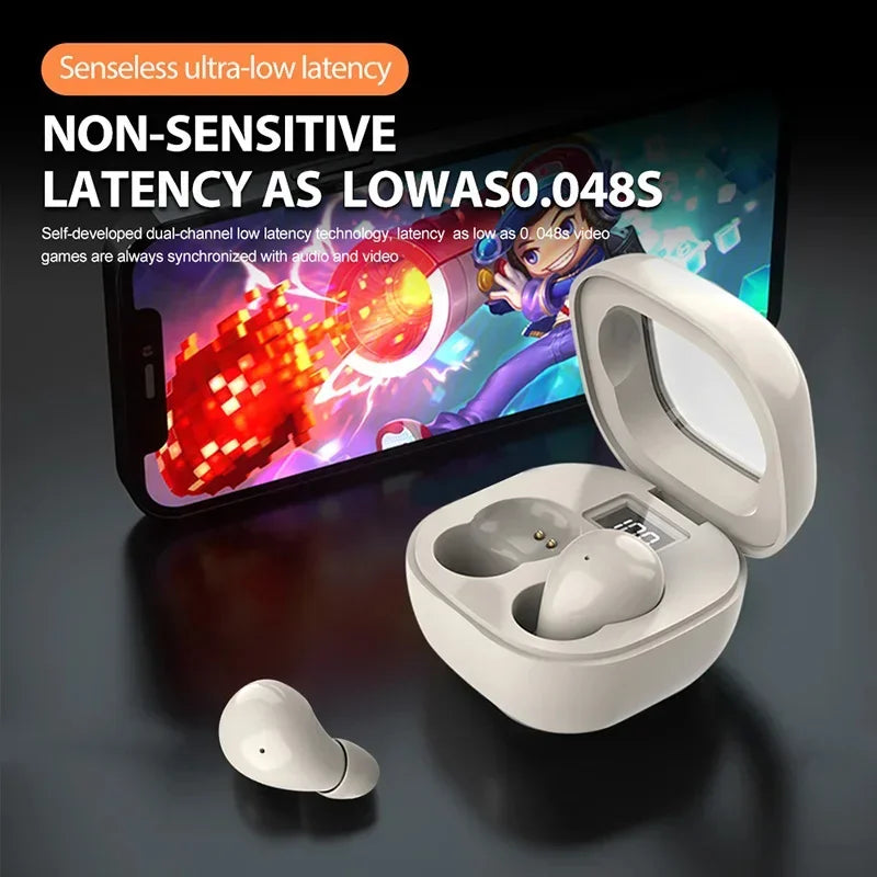 Lenovo Invisible Earbuds High-Quality Noise Cancelling Wireless Bluetooth Earbuds Mini Ultra-Small Sleep Earbuds