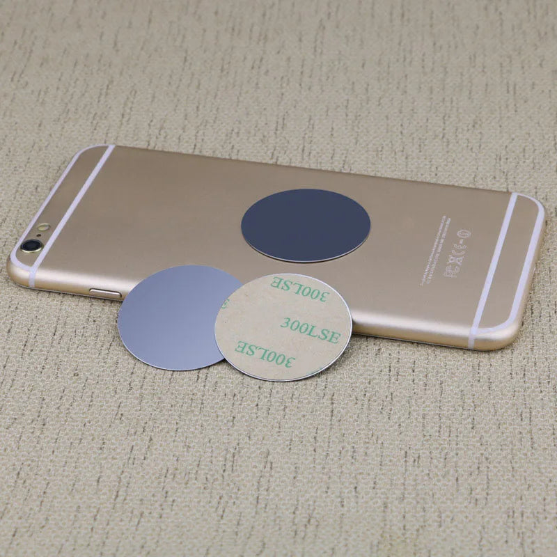 Metal Plate For Car Phone Holder Magnetic Universal Iron Sheet Disk Sticker Mount Mobile Phone Magnet Stand For IPhone