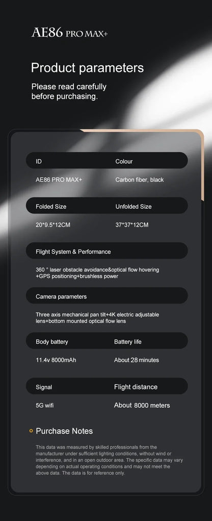 AE86 PRO MAX GPS Drone Professional 8K HD ESC Camera 5G FPV WiFi With 3-Axis Gimbal Flight 28 Minute Brushless RC Quadcopter 8KM