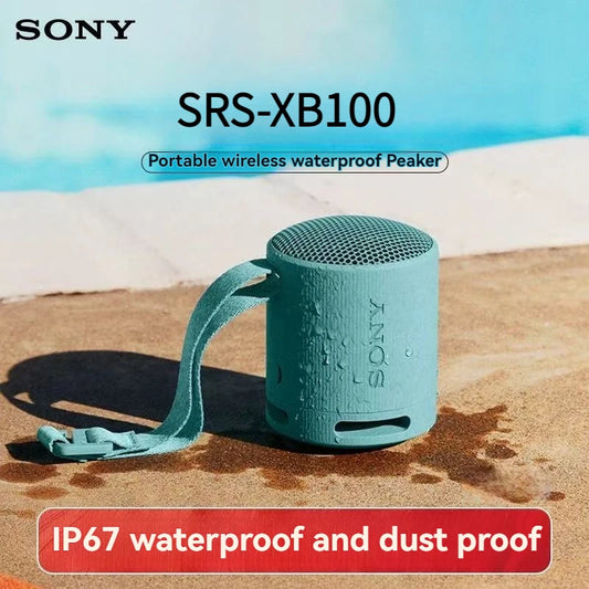 SONY SRS-XB100 Wireless Bluetooth Speaker Subwoofer Portable Waterproof Super Long Battery Outdoor Small Audio