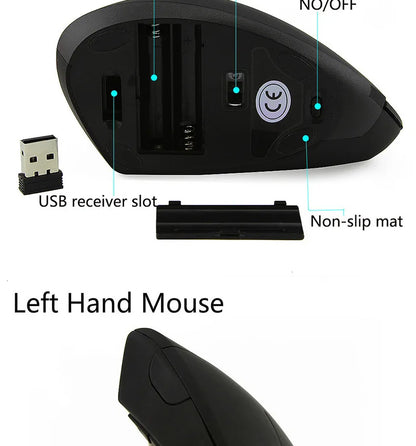 Vertical Ergonomic Portable Wired USB Wireless Mouse Rechargeable Bluetooth Gaming PC Gamer For Computer Laptop Mause Accessory
