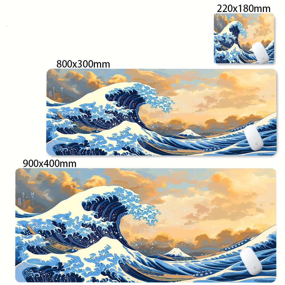 Large Gamer Mouse Mat Gaming XXL Mouse Pad Great Wave Gaming Mouse Pad Office Table Carpet Gaming Mats Computer Big Deskmat