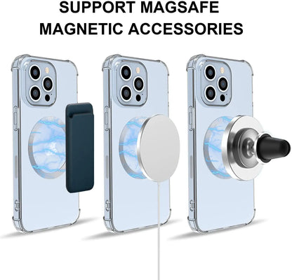 Universal Magnetic Metal Plate Sticker Rings For Magsafe Wireless Charger Magnet Car Mobile Phone Holder Iron Sheet For iPhone