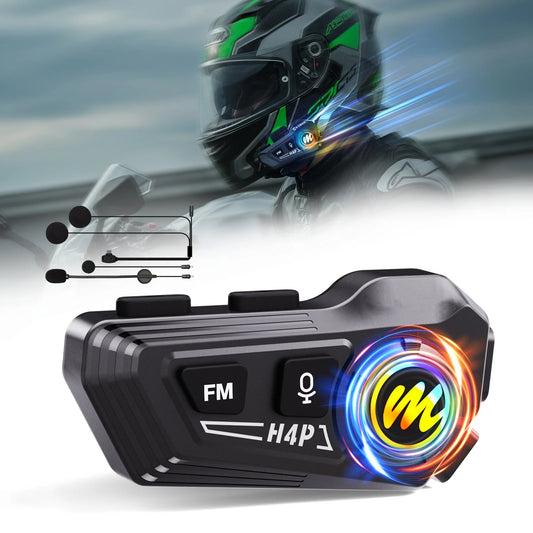 Bluetooth Headsets Motorcycle Helmet Speakers Helmet Speakers Speakers Headset  AI Voice Earphone/RGB/FM/Hands-Free Call
