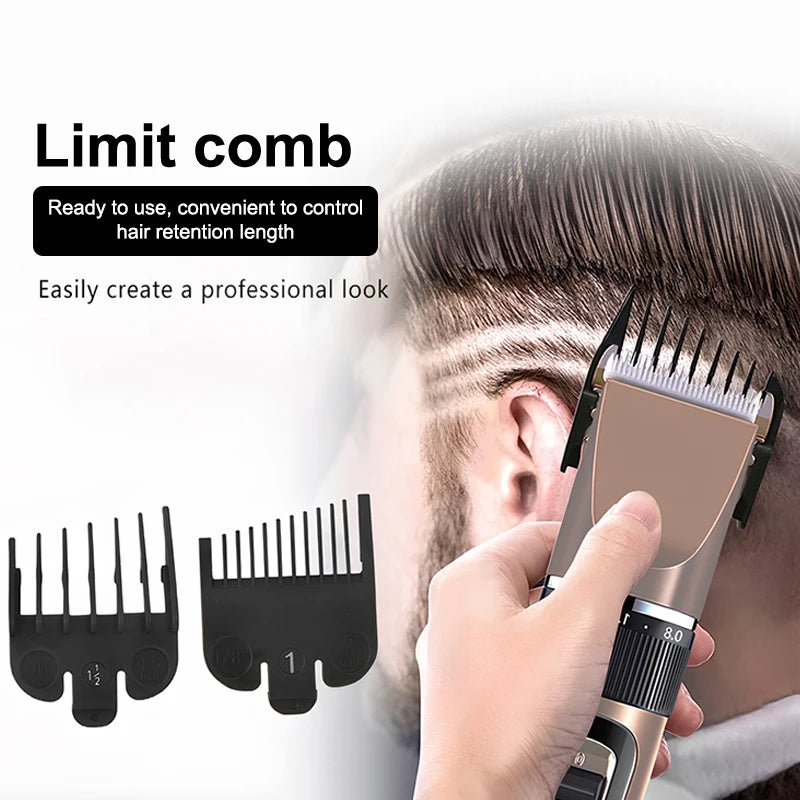 2Pcs Hair Clipper Limit Comb Guide Limit Comb Trimmer Guards Attachment Universal