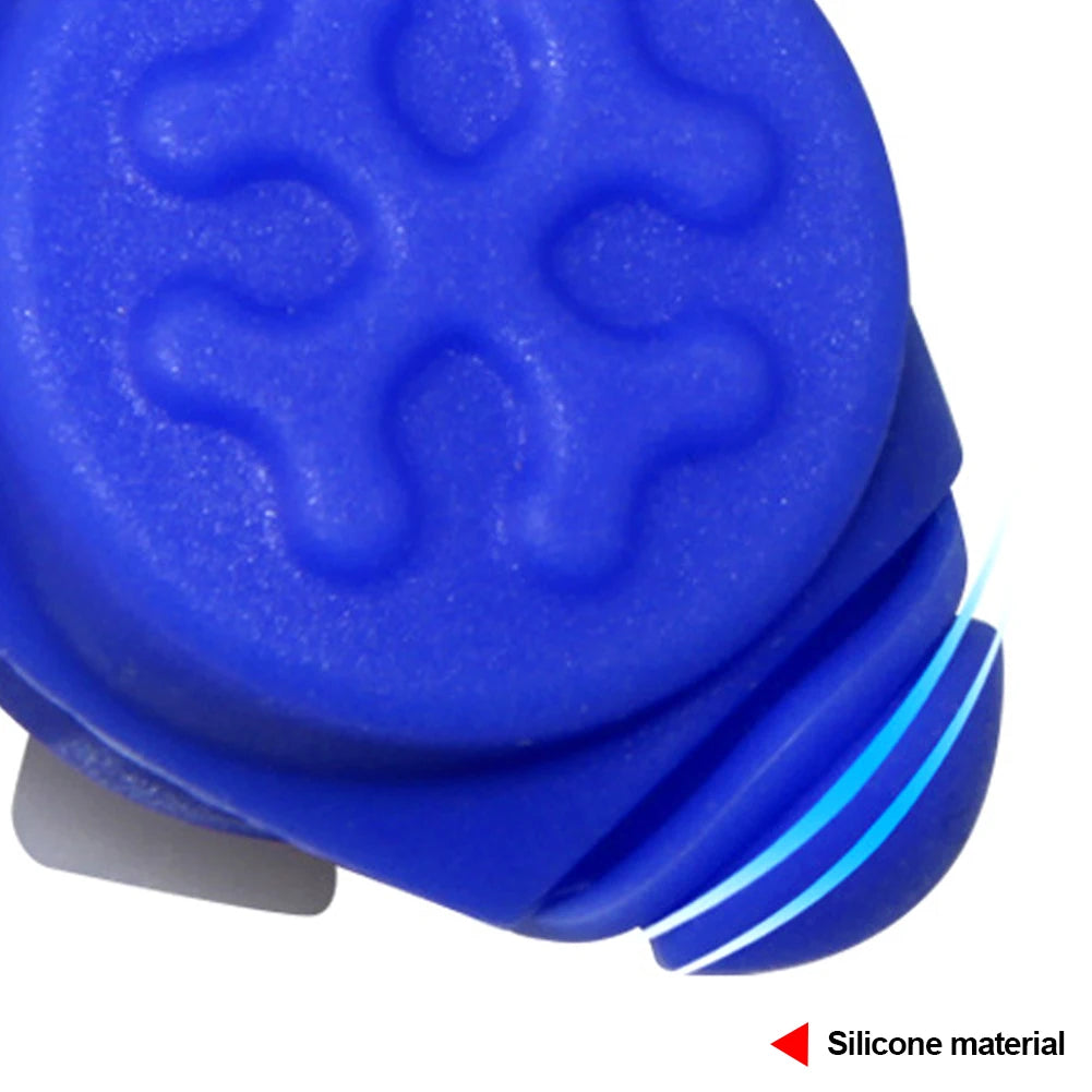 Pet Led Silicone Rubber Pendant Safety Flashing Glow Light Blinking Led Collar Luminous Pendant For Pet Cat Puppy Necklace