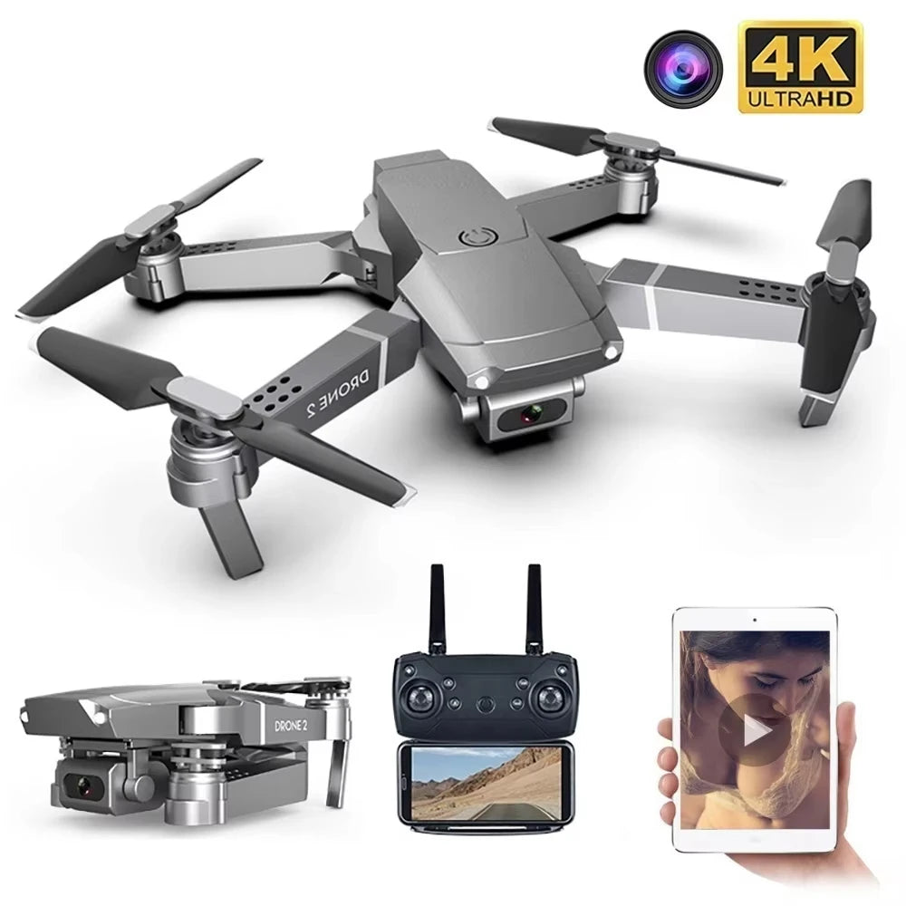 Drone 4k Profesional Wide Angle WIFI Drones Video Live Recording Quadcopter Children's Gifts